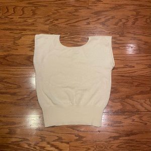 VINTAGE Alicia brand, ladies S, cream-color sweater top